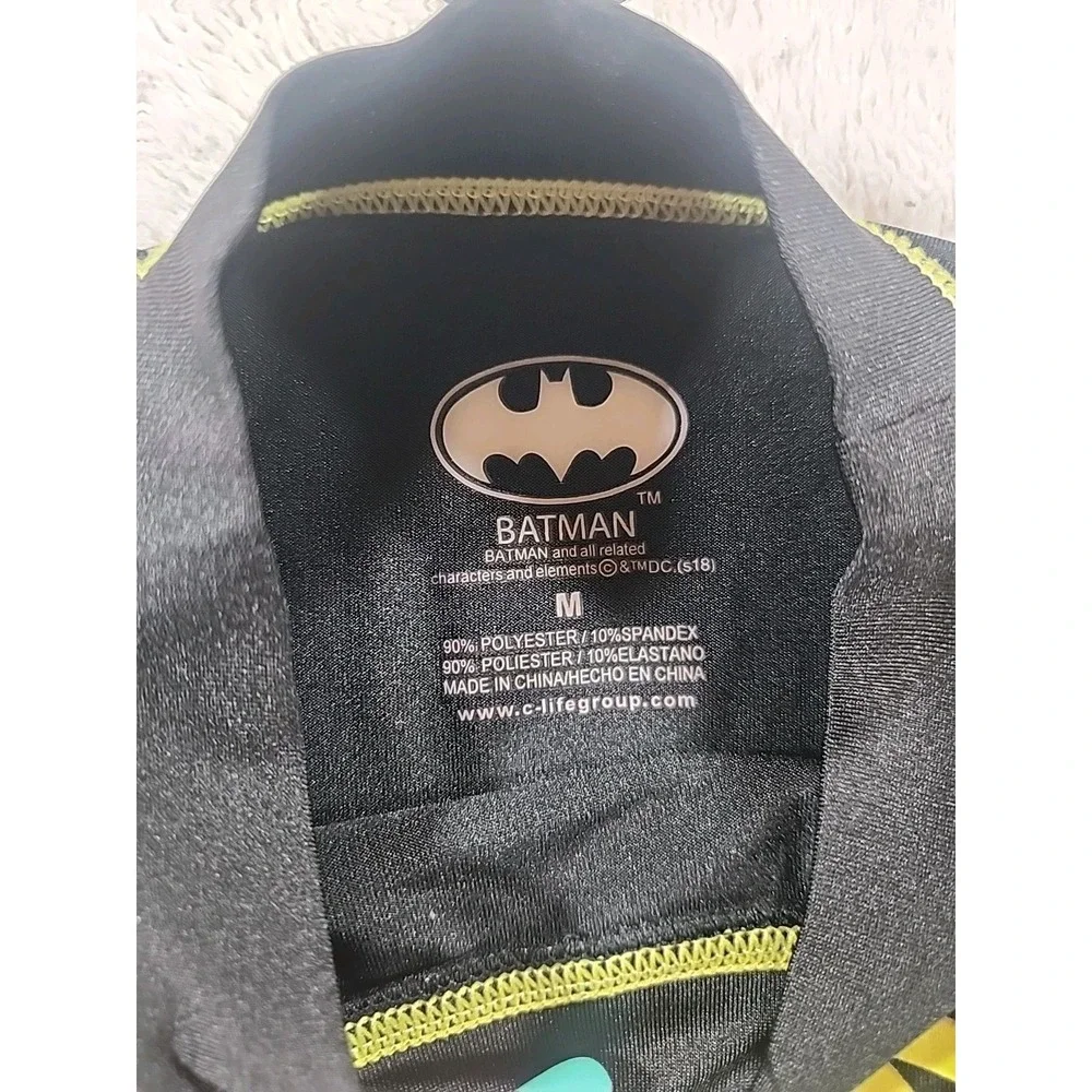 Boys Graphic Shirt Size Medium Black Short Sleeve‎ Batman DC Comics